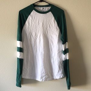 Topman Long Sleeve Varsity Tee